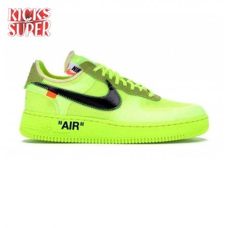 Off-White x Air Force 1 Low 'Volt' Size 36-46